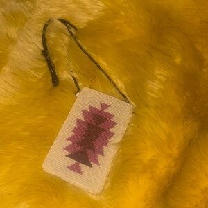 INK + ALLOY NWT glass seed beaded evening bag purse